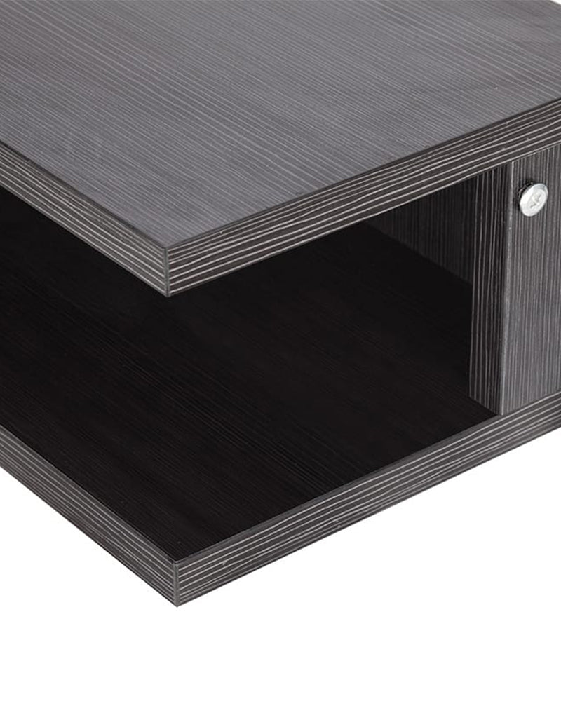 Bench - Grey/black styling shelf