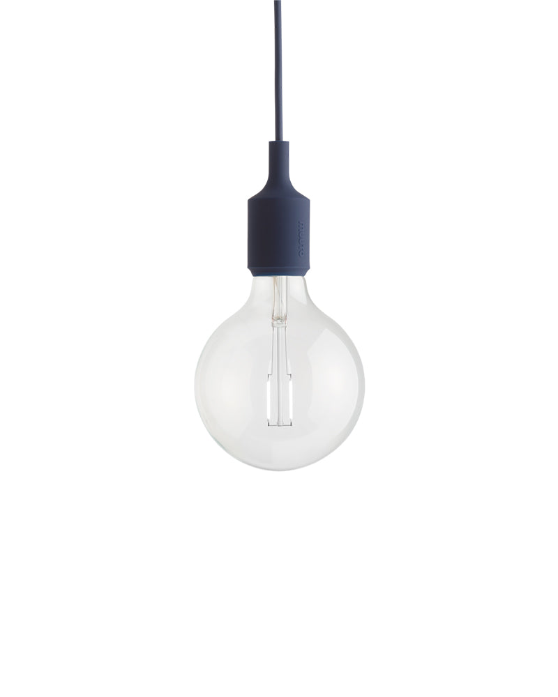 E27 LED - Dark blue ceiling lamp