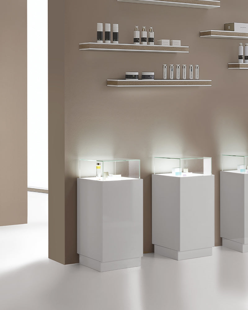 Light - White display module for reception desk