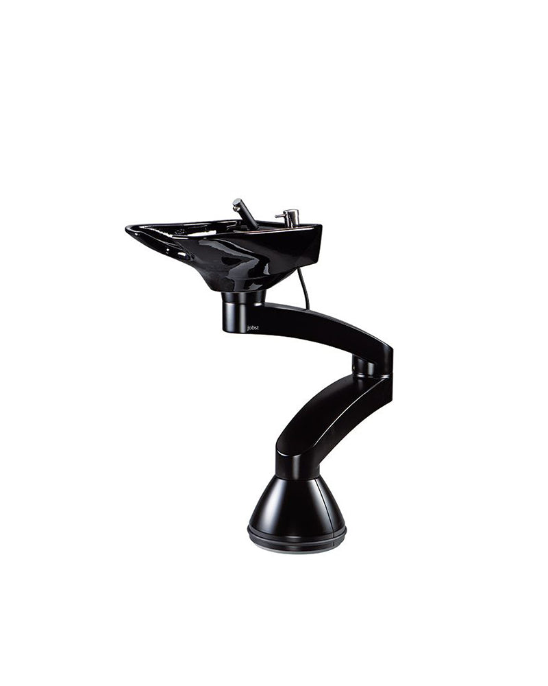 Contura swing PLUS - Black pedestal sink - Black basin