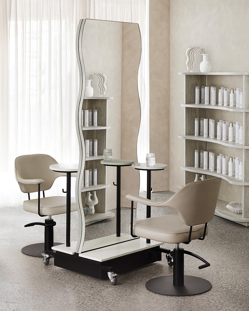 Grande Wiggle - Double workstation with mirrors