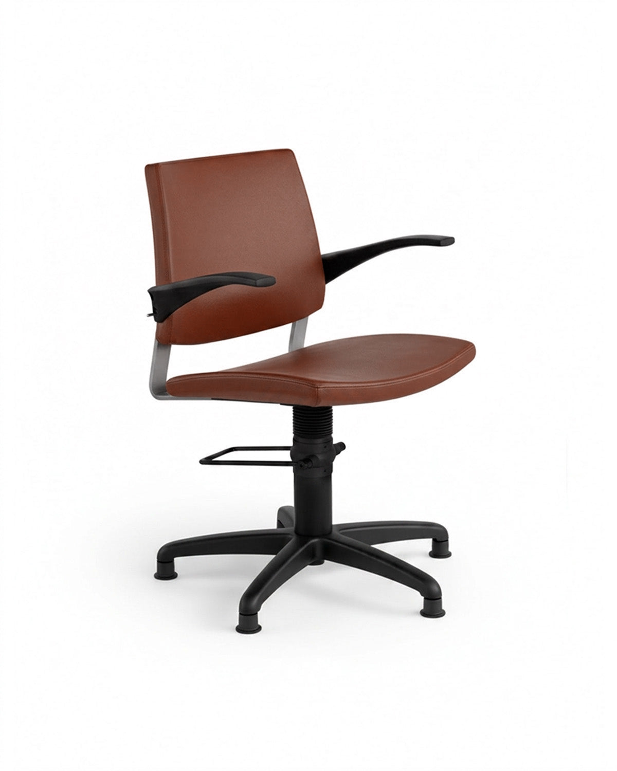 Greiner 22 - Fauteuil de coupe brun avec base étoile noire