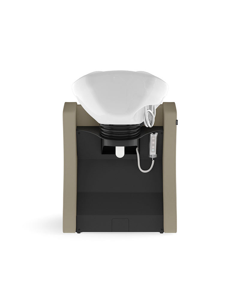 Fredda - Beige massage unit - White basin