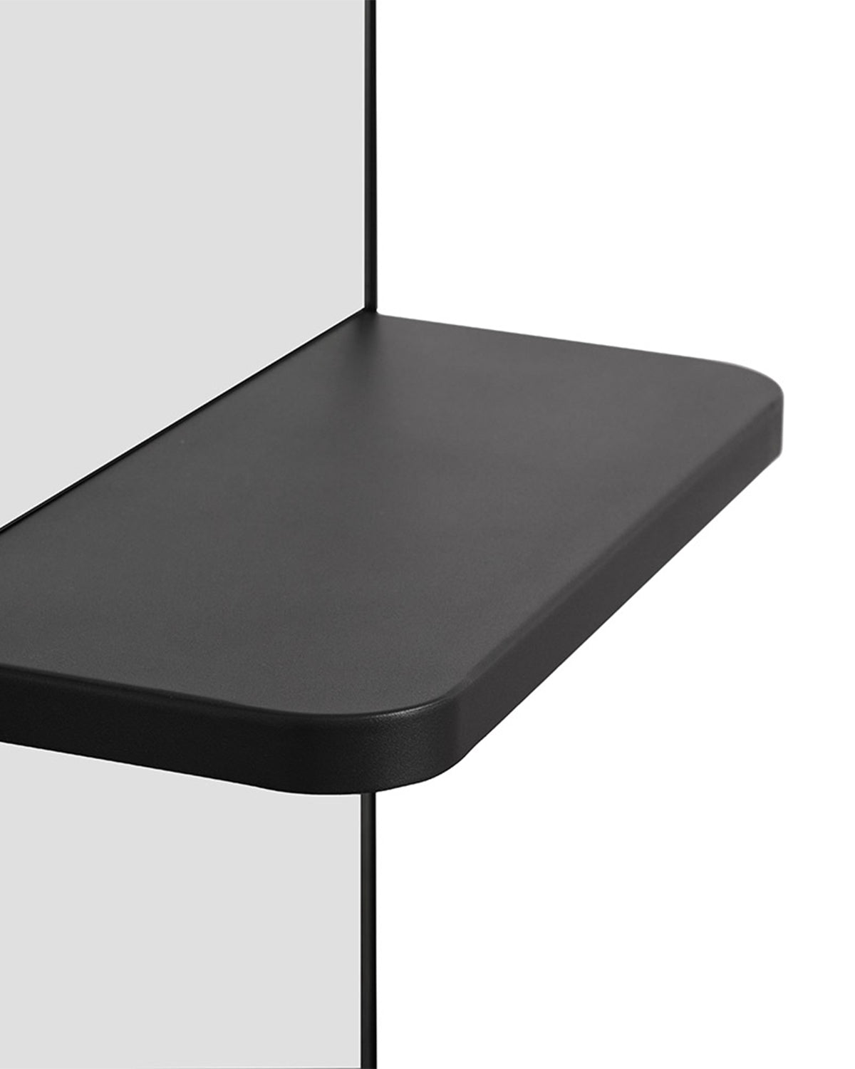 Loft - Miroir de coiffure carré avec tablette de commande