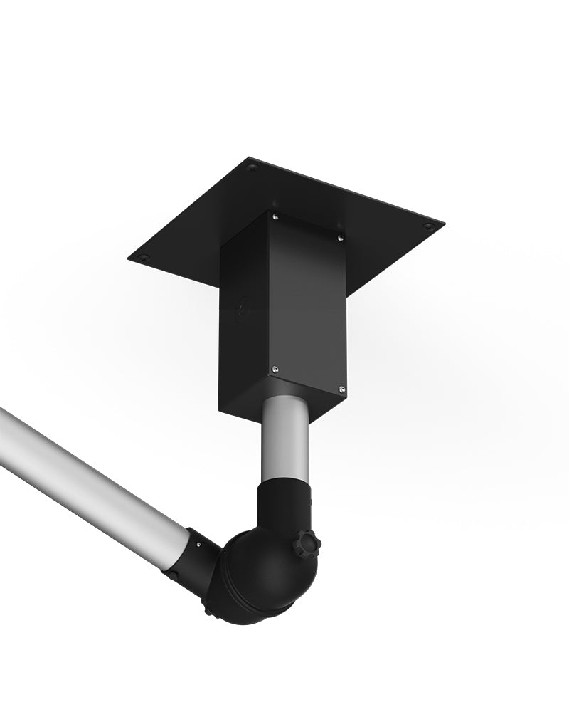 Black extraction arm - Point extraction for the ceiling