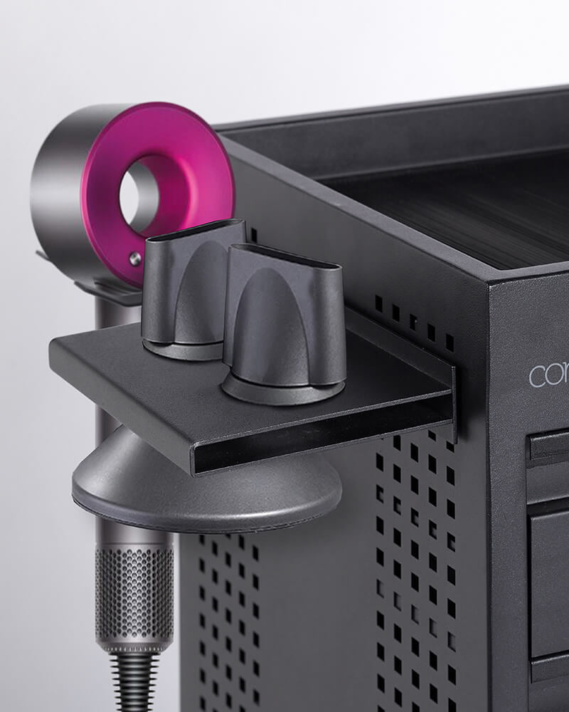 Black dyson dryer holder - Fits Studio trolleys